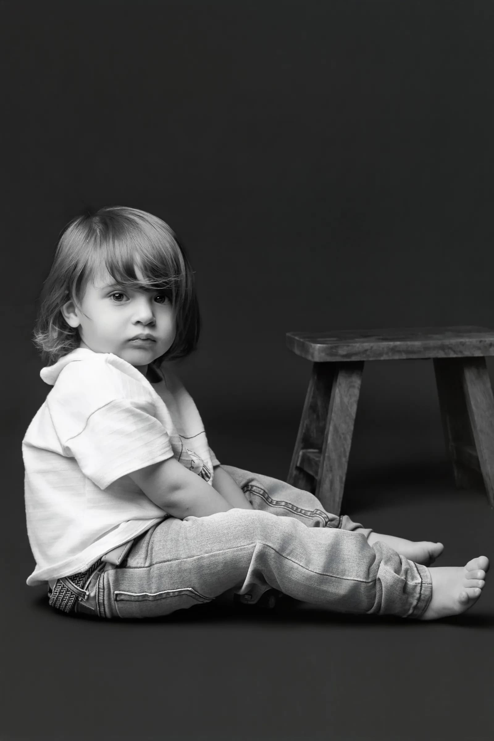 Photo enfant artistique studio