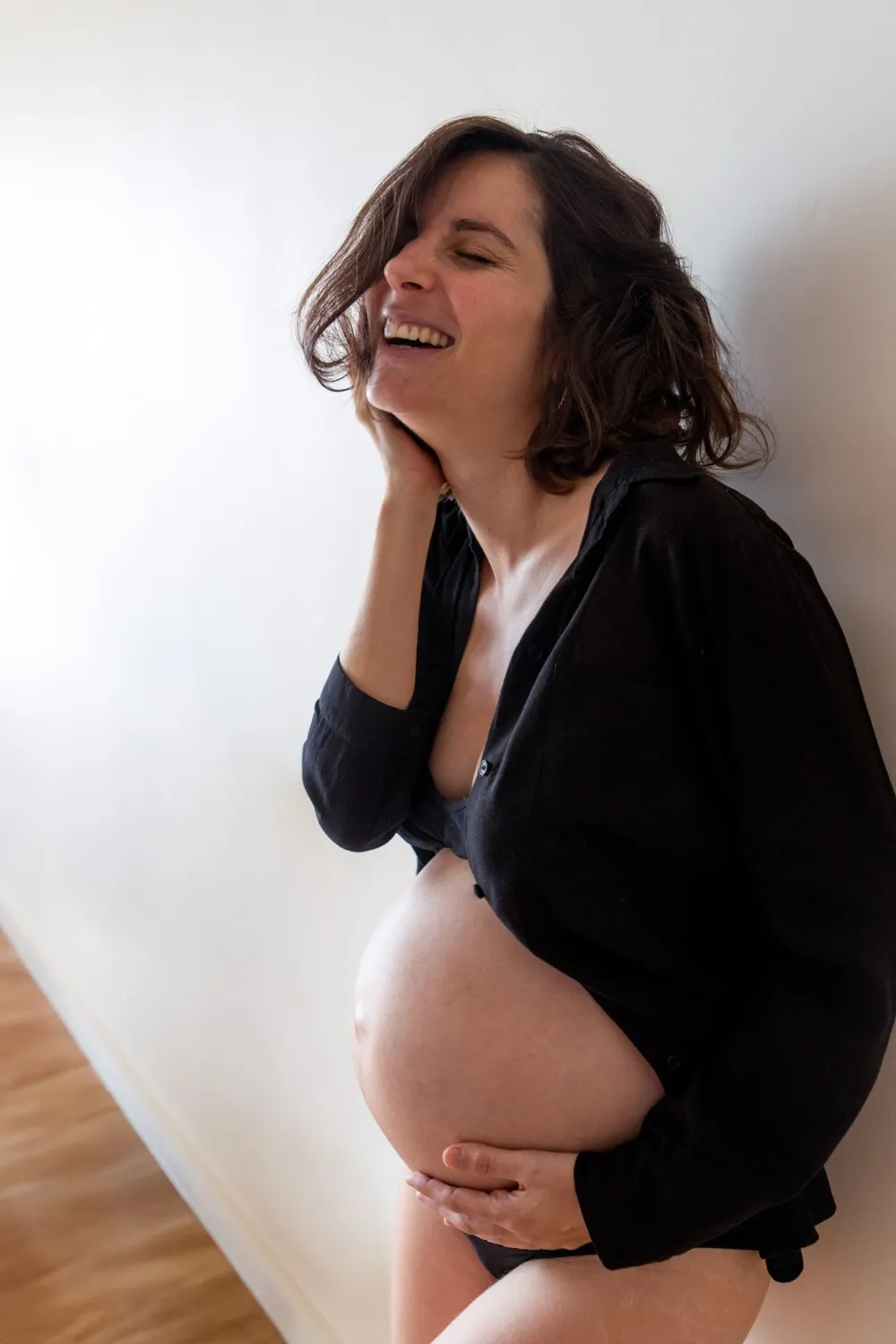 Photo maternité studio Aix
