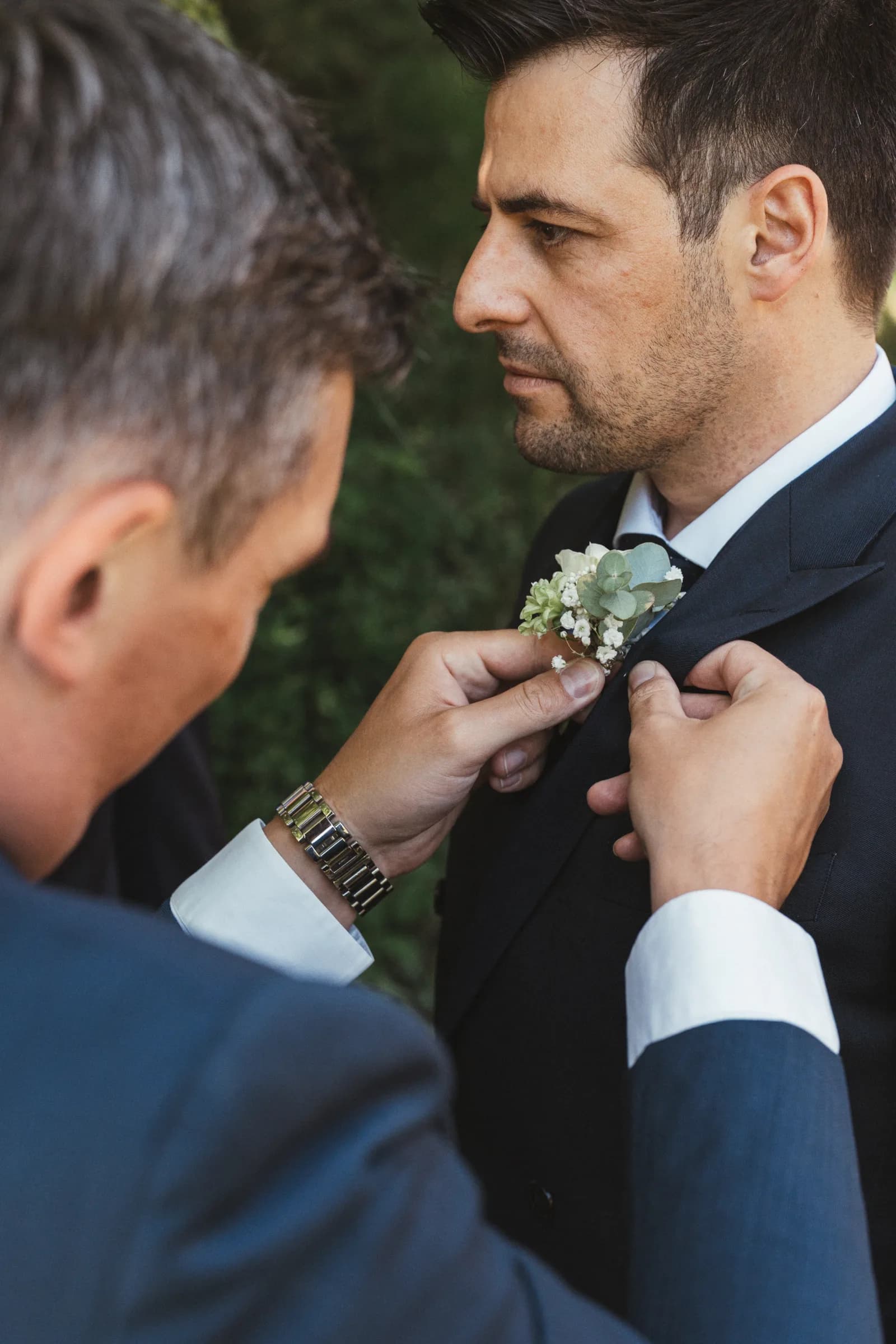 Cérémonie de mariage à Aix-en-Provence, moment d'émotion